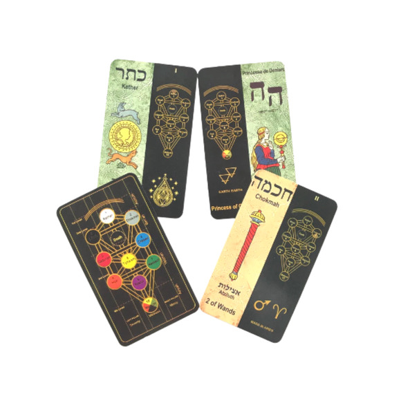 Kabbalistic Tarot Mini Tarot Card Deck & QR Guidebook New-Sealed Package - Picture 7 of 7
